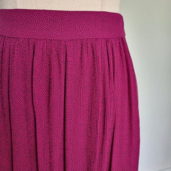Sass & Bide The Vault Purple Microspot Silk Maxi Skirt Size XS - Picture 6 of 10